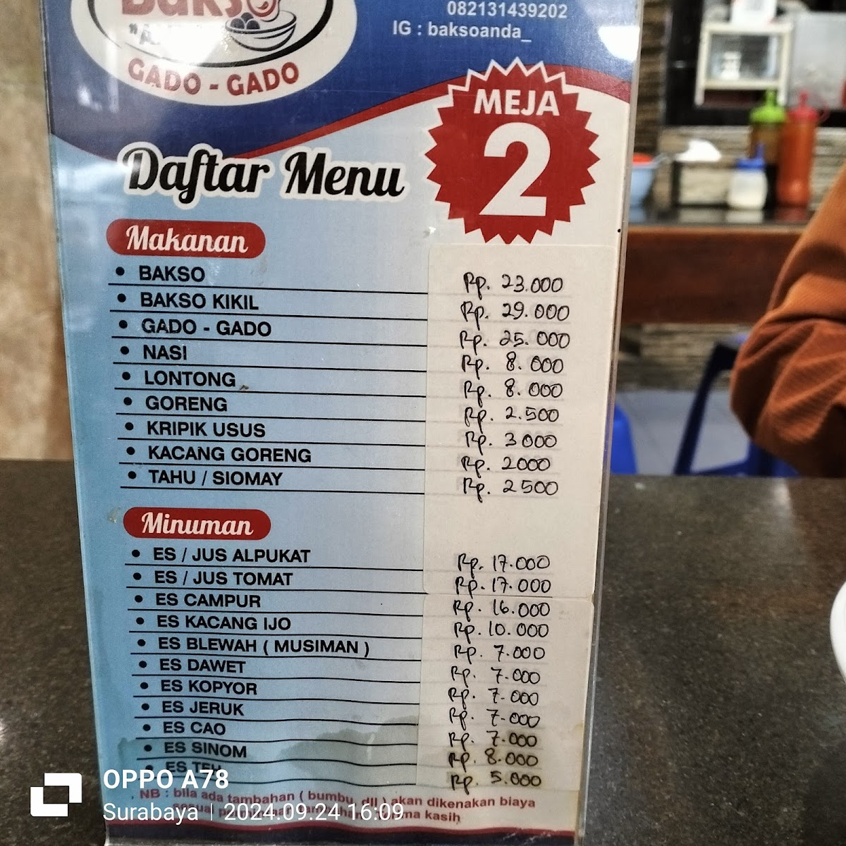 Bakso Anda Menu - Image 5